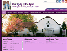 Tablet Screenshot of ourladyofthelakehalifax.org